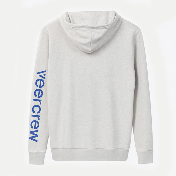 Sweatjacke "Sleeve" - Creme Weiß