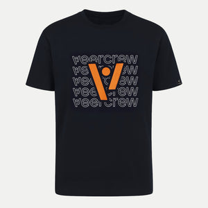 T-Shirt "Vee" - Schwarz