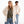 Frau und Mann in naturweißer veercrew Zip-Hoodie 